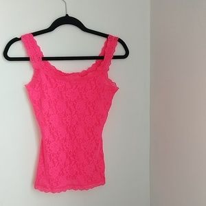 Hanky Panky lace tank top